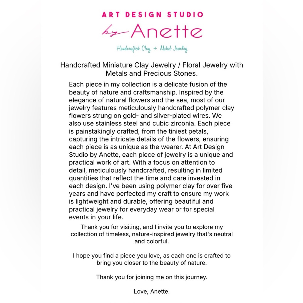 by Anette was  created with the beauty of nature and everyone in mind.